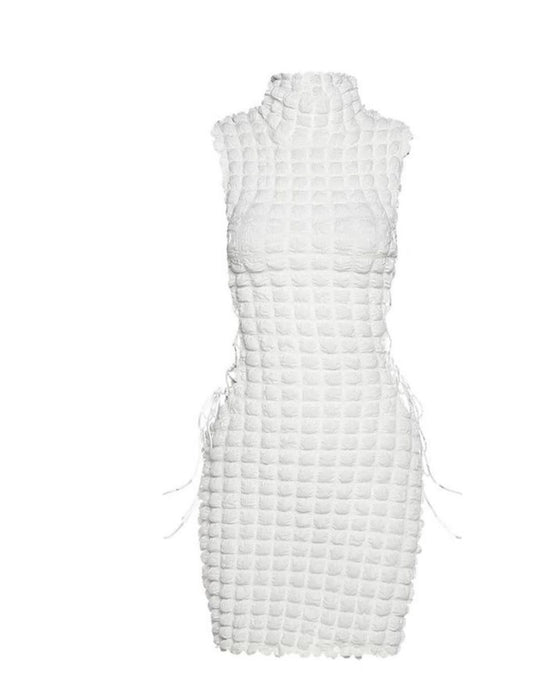 Blanco Glam Dress